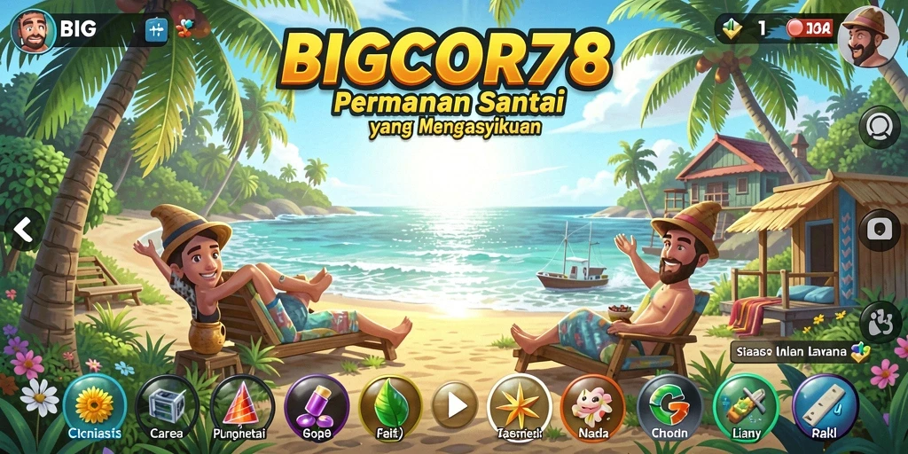 Tampilan cerah dari permainan BIGCOR78 yang mengasyikkan.