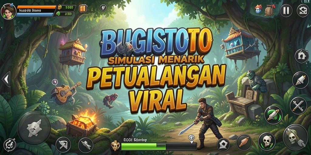 Tampilan gameplay <strong>BUGISTOTO</strong> dengan berbagai elemen simulasi yang mengasyikkan.