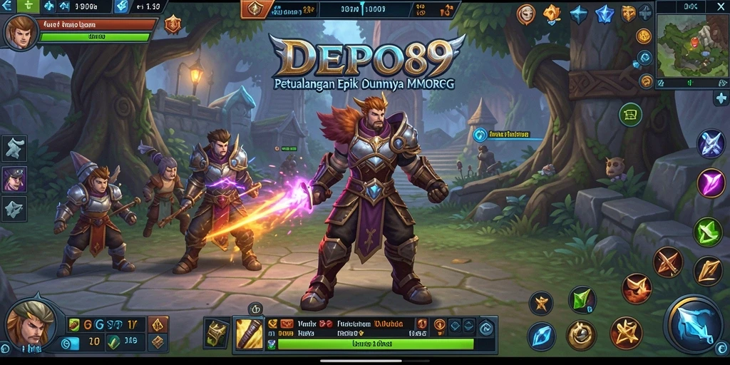 Gameplay <strong>DEPO89</strong> yang menarik dalam dunia fantasi MMORPG.