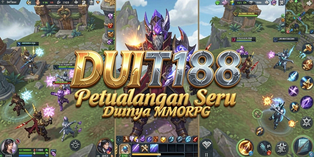Tampilan gameplay seru dalam DUIT188 dengan dunia MMORPG yang luas.