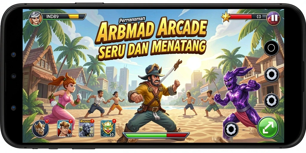 Tampilan gameplay seru dan menegangkan dalam IND89.