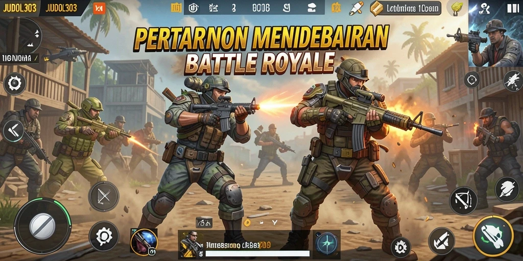 Tangkapan layar menampilkan aksi pertarungan seru di JUDOL303.