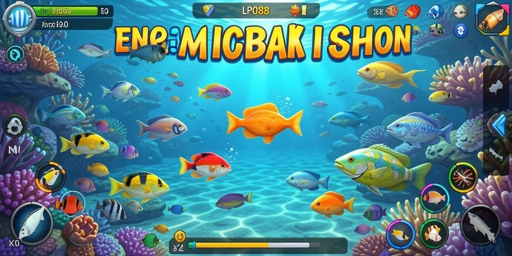 Screenshot gameplay LPO88 menampilkan suasana menembak ikan yang seru.