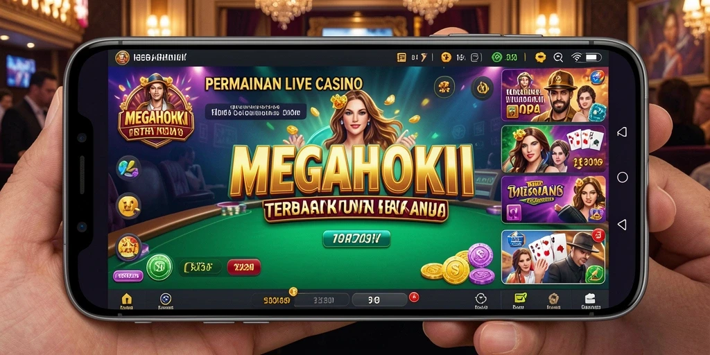 Tampilan gameplay mendebarkan di MEGAHOKI, nikmati sensasi Live Casino.
