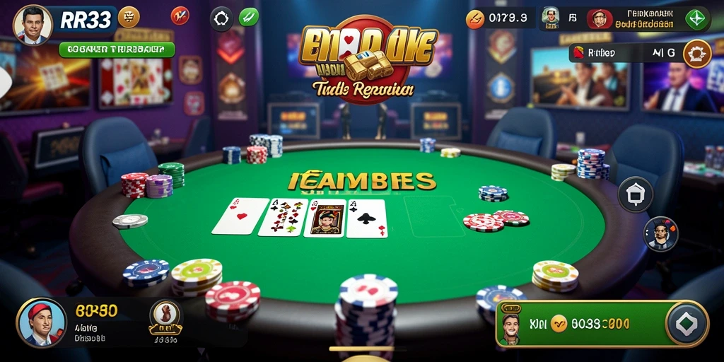 Gameplay Poker yang seru dan menantang di RR33.