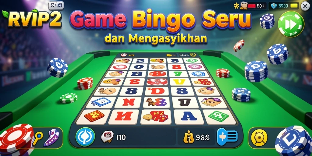 Tampilan gameplay Bingo yang seru dan interaktif.