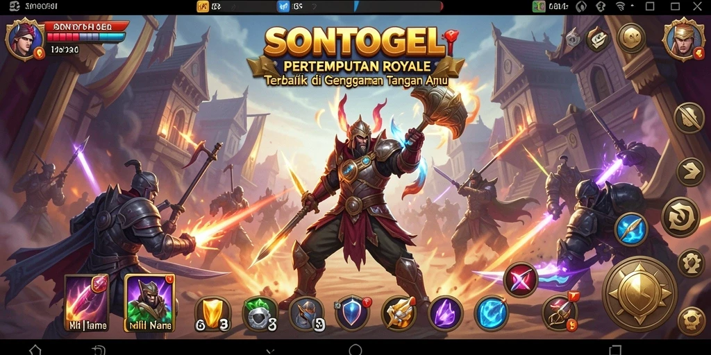 Gameplay seru dalam pertempuran Battle Royale SONTOGEL.