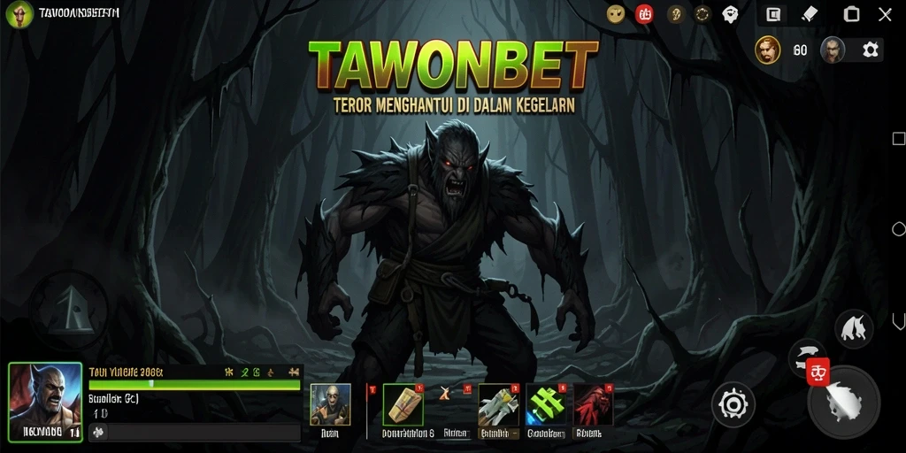 Momen menegangkan dalam TAWONBET saat menghadapi makhluk menyeramkan.