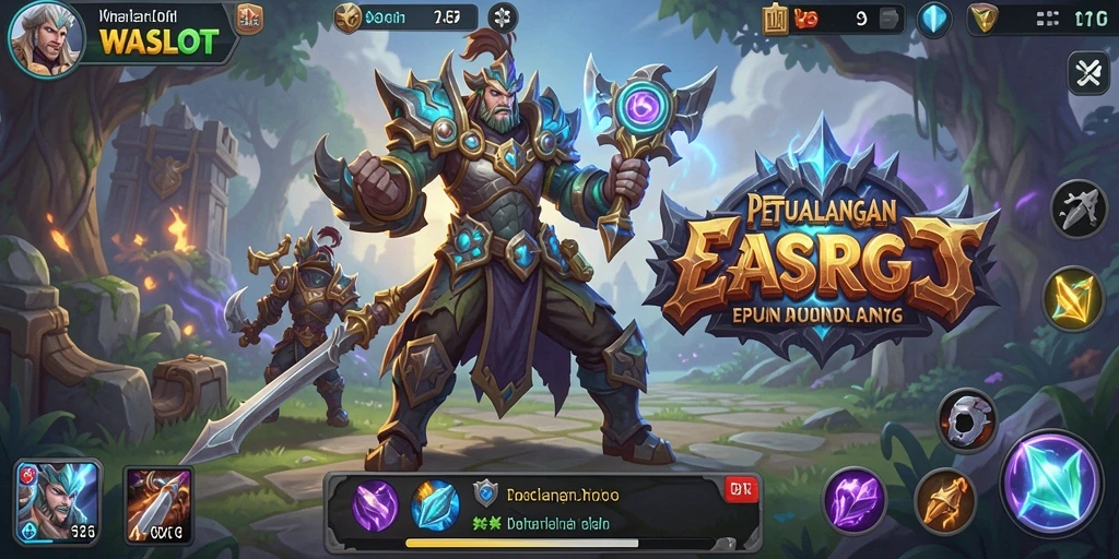 Gameplay menawan WASLOT dengan pertarungan ARPG yang seru.