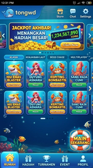 Fitur pencarian cepat di aplikasi tongwd.